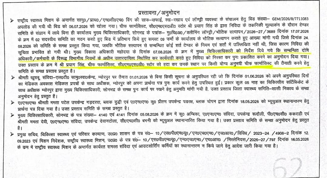 सोनभद्र में भ्रष्टाचार का गुरुतालाब—जहाँ काग़ज़ों पर गुलाबी मौसम है और धरातल पर सड़ांध…